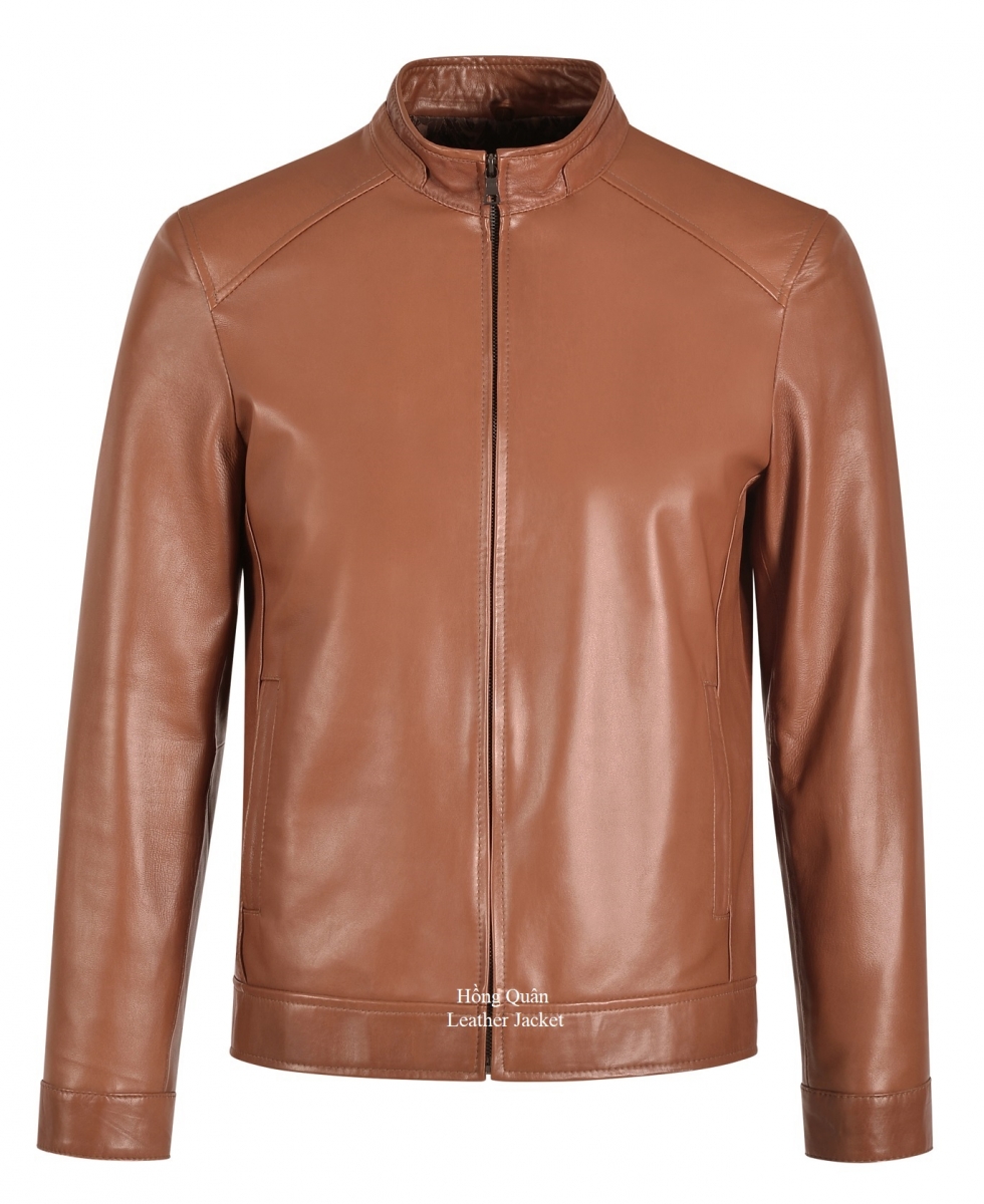 Áo khoác da thật nam