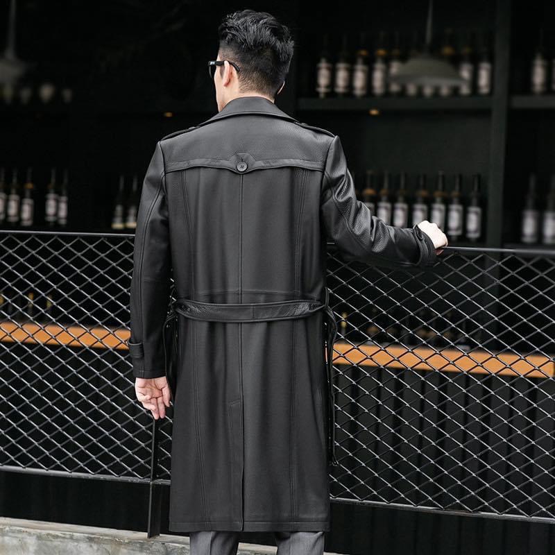 áo choàng da thật cao cấp hàng hiệu