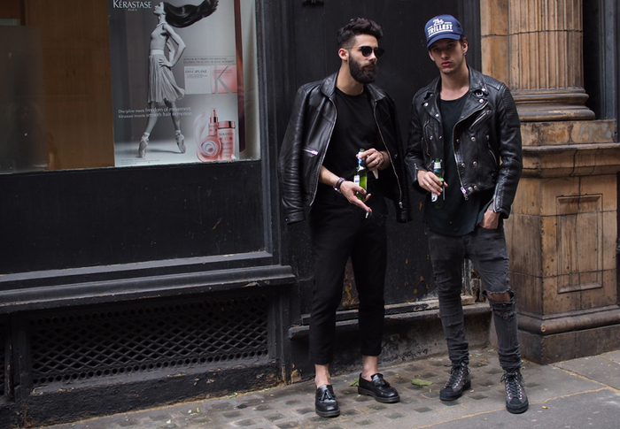 áo khoác da thật nam