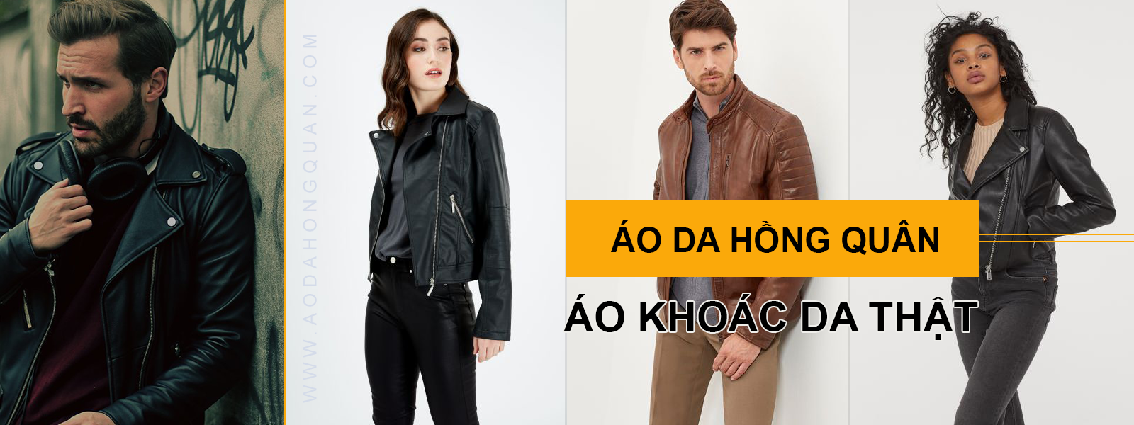 áo khoác da thật